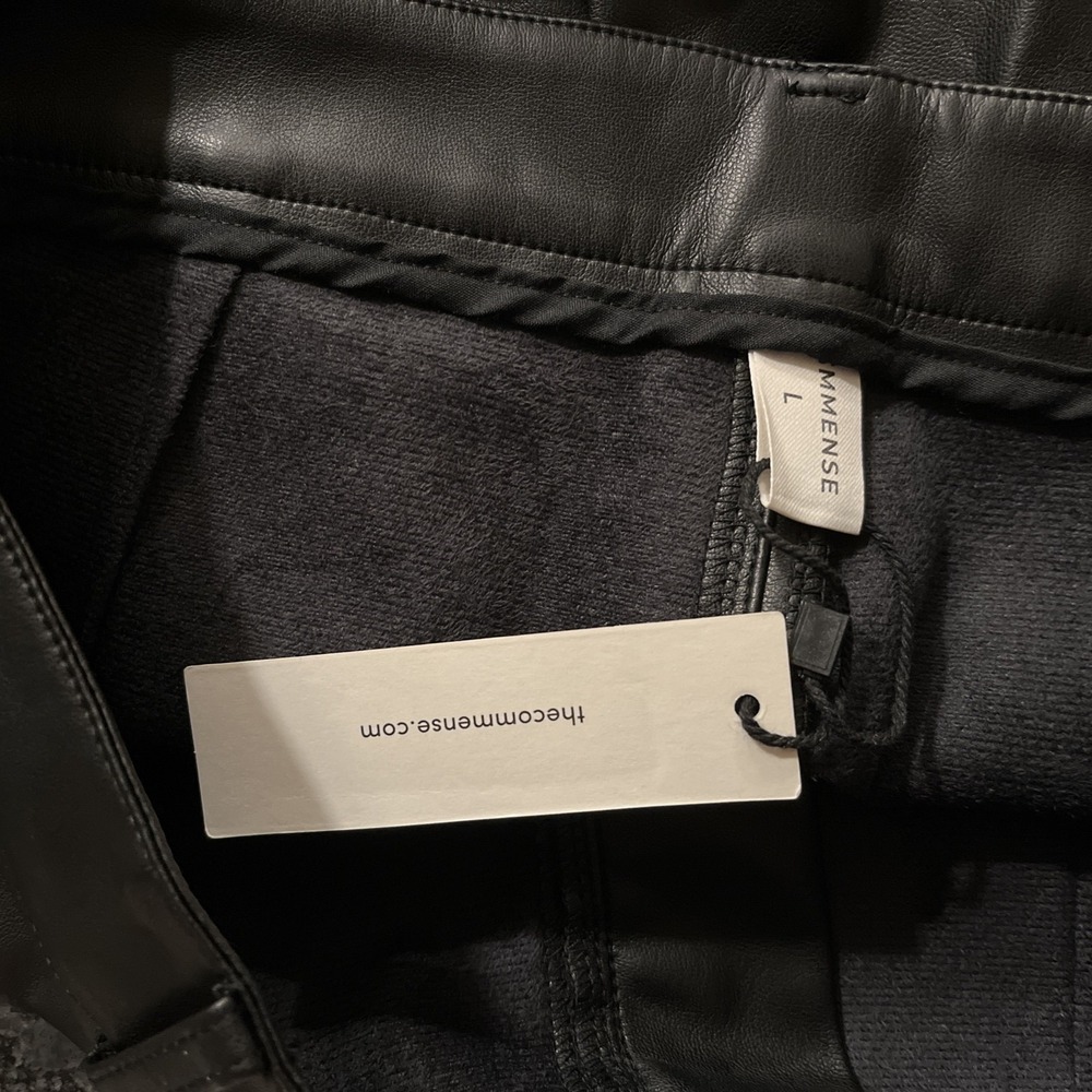NEW Commense High Waist Faux Leather Pants Size Large - Picture 7 of 8